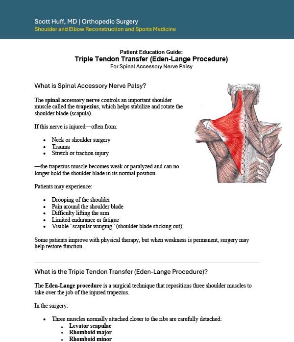Triple Tendon Transfer