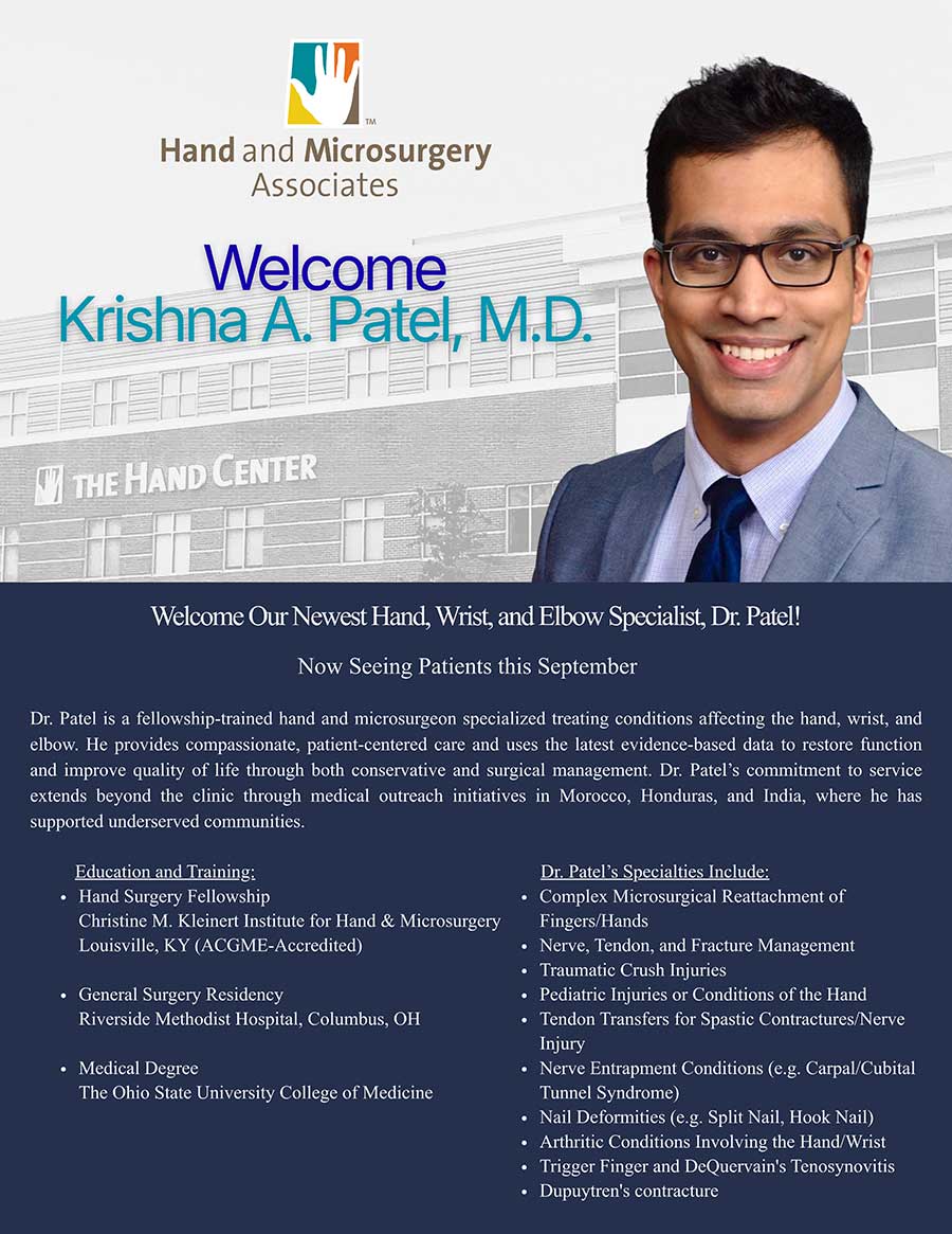 Welcome Dr. Patel Welcome Dr. Patel