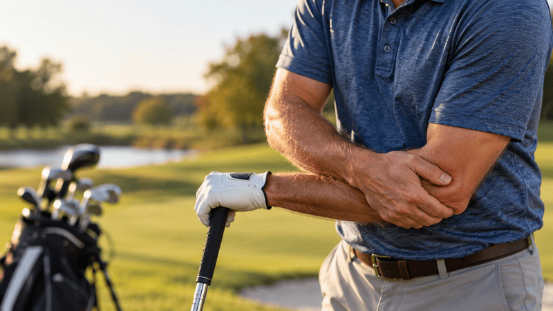 Why Your Elbow Still Hurts Months After Golf Season